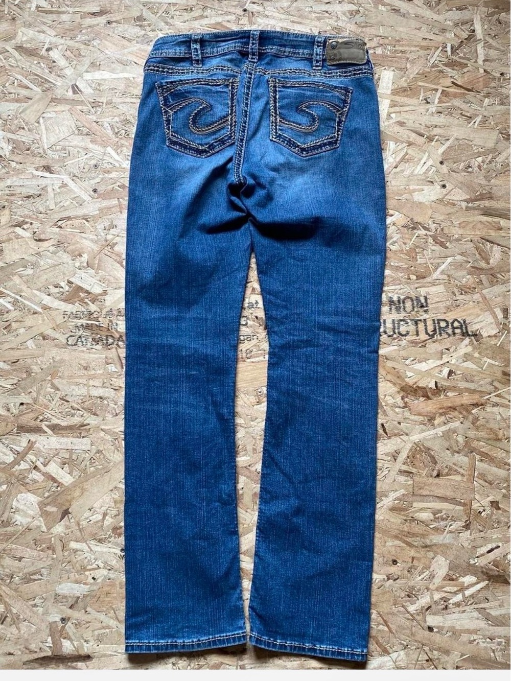Silver Jeans Women's Blue Straight-Leg Jeans